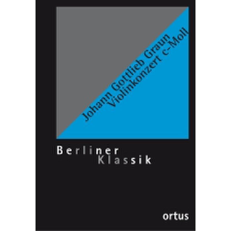 Titelbild für ORTUS 52-1 - KONZERT C-MOLL GRAUNWV A/13/18