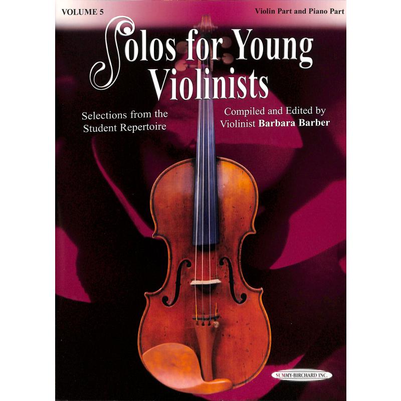 Titelbild für SBM 0992 - Solos for young violinists 5