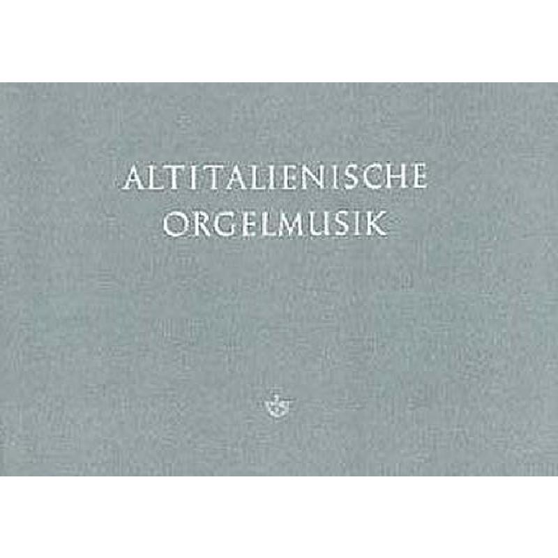 Titelbild für CLS 146 - ALTITALIENISCHE ORGELMUSIK