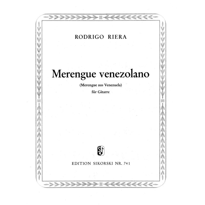 Notenbild für SIK 741 - MERENGUE VENEZOLANO