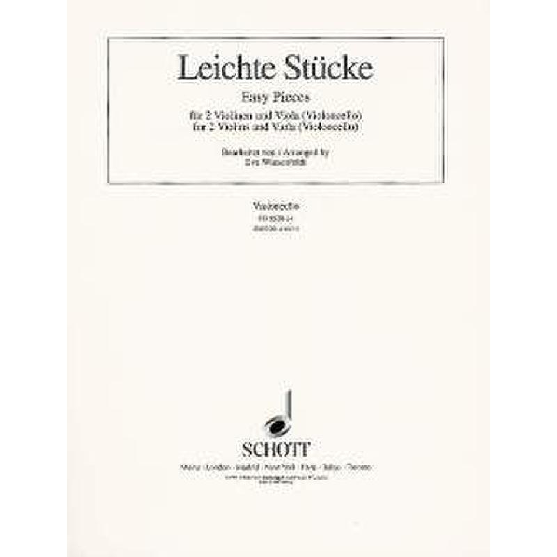 Titelbild für ED 8528-14 - LEICHTE VORTRAGSSTUECKE