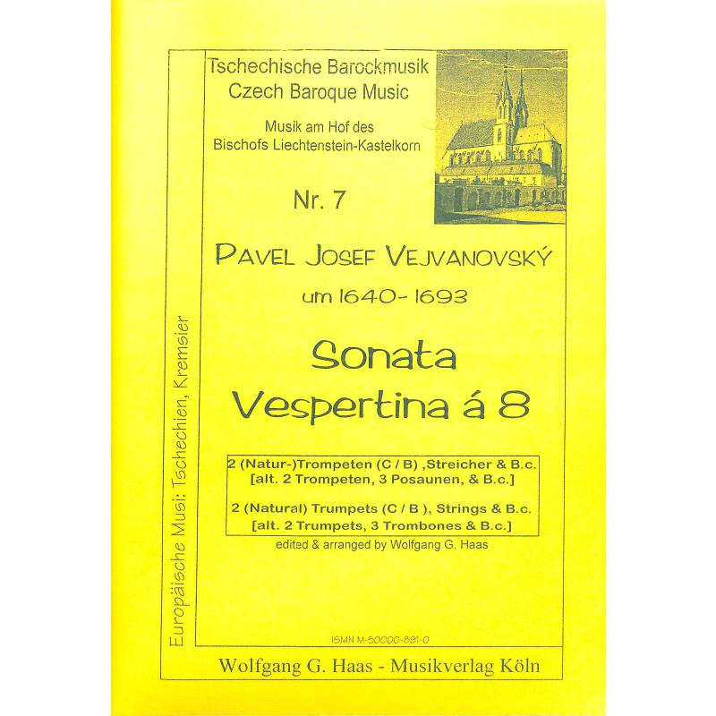 Titelbild für HAAS 891-0 - SONATA VESPERTINA A 8