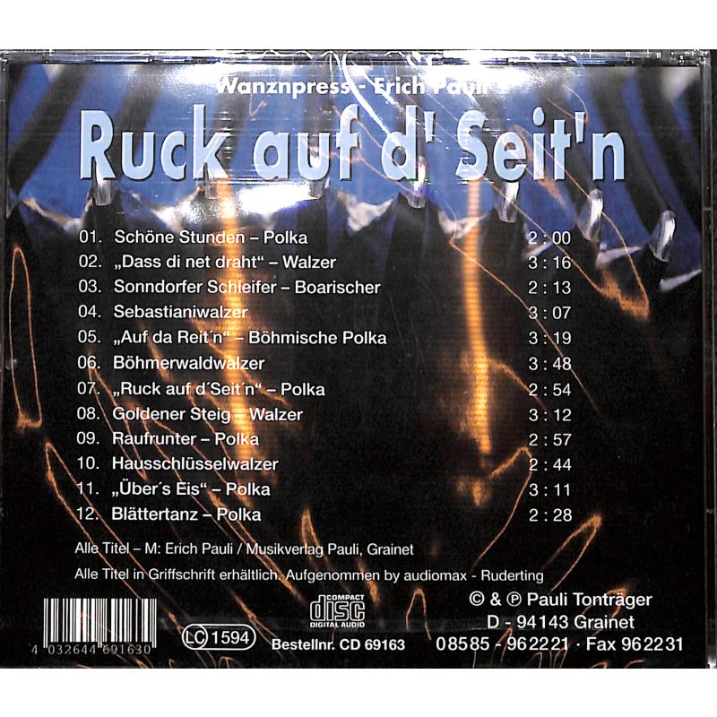 Notenbild für PAULI 1001-CD - RUCK AUF D' SEIT'N