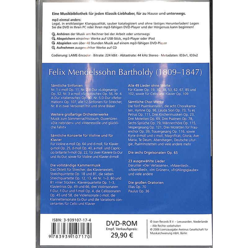 Notenbild für ISBN 3-939107-17-4 - MEISTERWERKE - 40 STUNDEN MP3