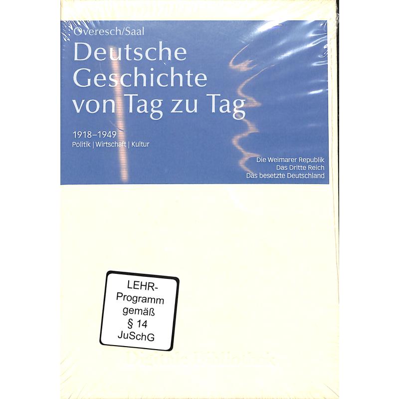 Titelbild für ISBN 3-89853-439-1 - DEUTSCHE GESCHICHTE VON TAG ZU TAG 1918-1949