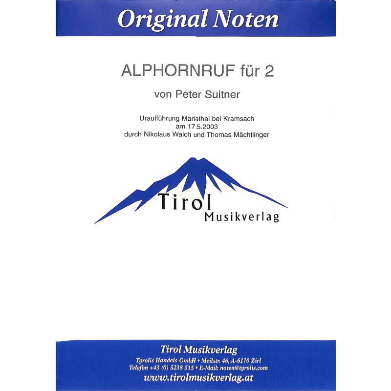 Titelbild für TSS 98477 - ALPHORNRUF