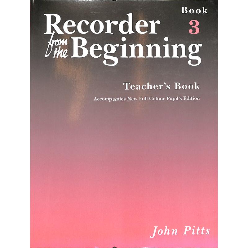 Titelbild für MSEJ 10164 - RECORDER FROM THE BEGINNING 3