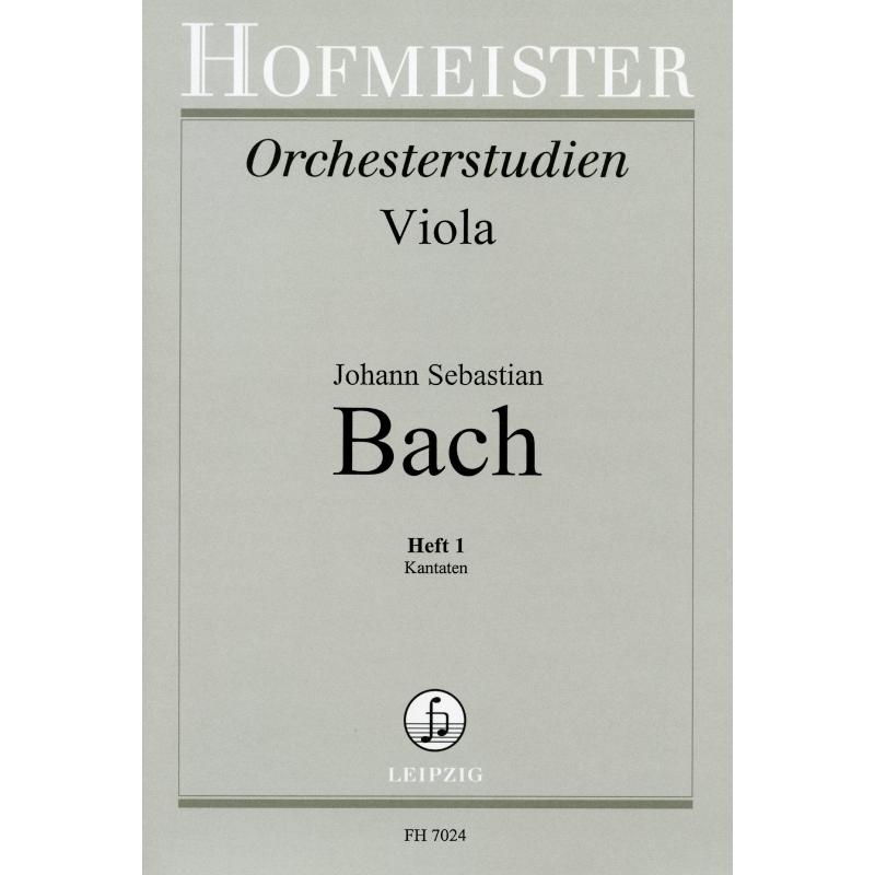 Titelbild für FH 7024 - BACH STUDIEN 1 - KANTATEN