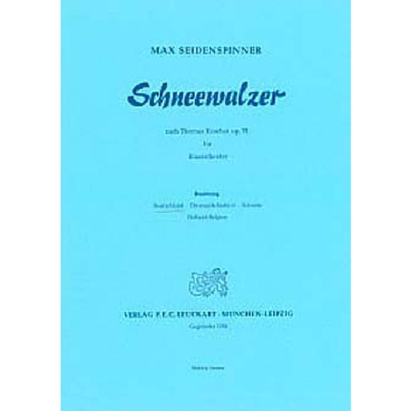 Titelbild für L 10287 - SCHNEEWALZER OP 71
