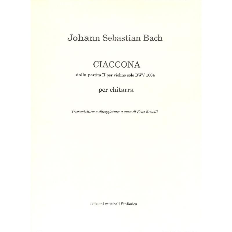 Titelbild für MK 13750 - CIACCONA (BWV 1004 VL SOLO)