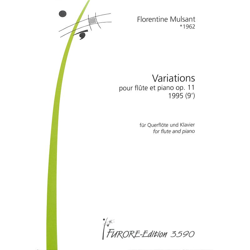 Titelbild für FUE 3590 - Variations pour flute et piano