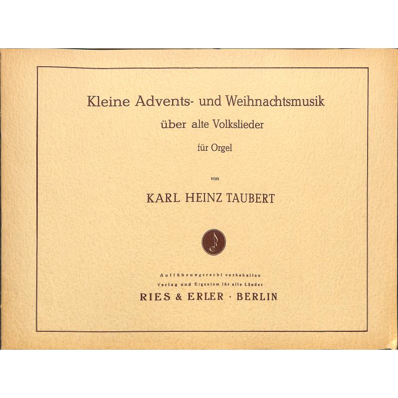 Titelbild für RE 11006 - KLEINE ADVENTS UND WEIHNACHTSMUSIK