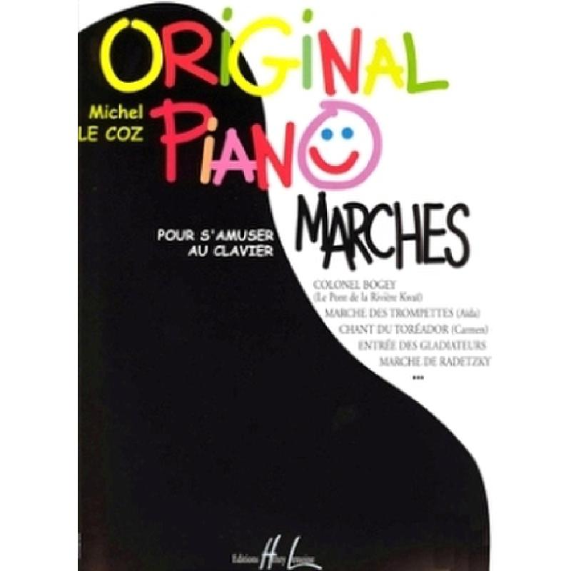 Titelbild für LEMOINE 27752 - ORIGINAL PIANO MARCHES