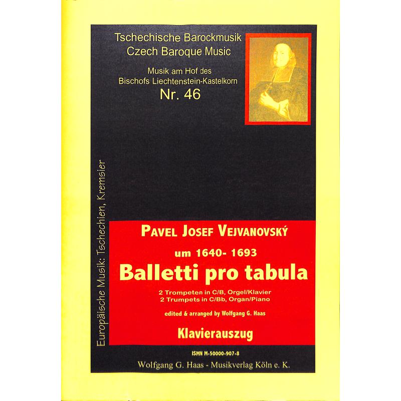 Titelbild für HAAS 907-8 - BALLETTI PRO TABULA