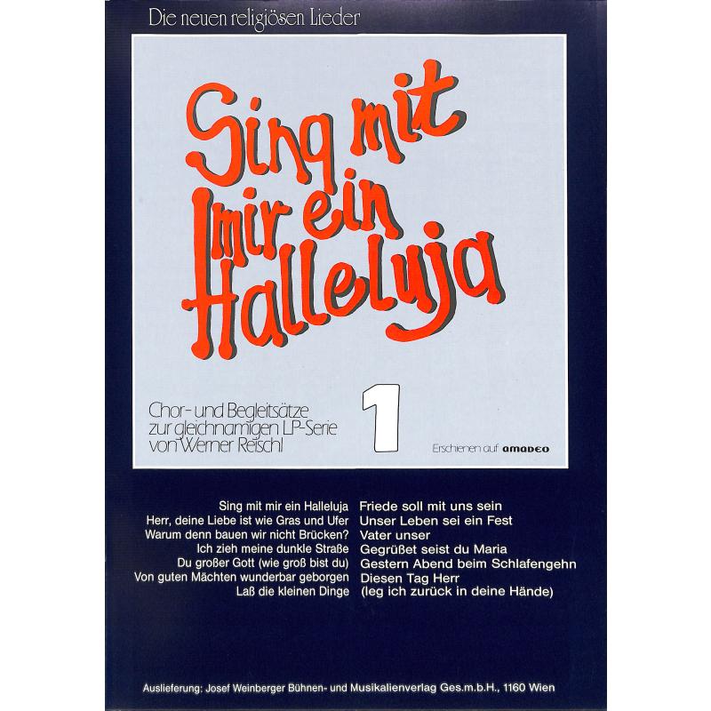 Titelbild für WEINB 1515-10 - SING MIT MIR EIN HALLELUJA 1