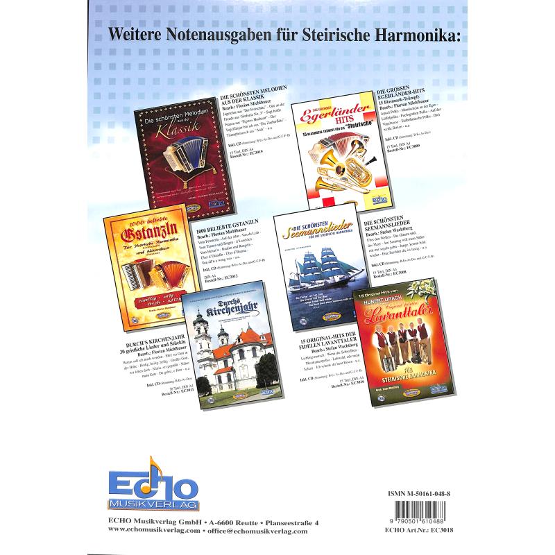 Notenbild für MICHLBAUER -EC3018 - STAEDTE LIEDER