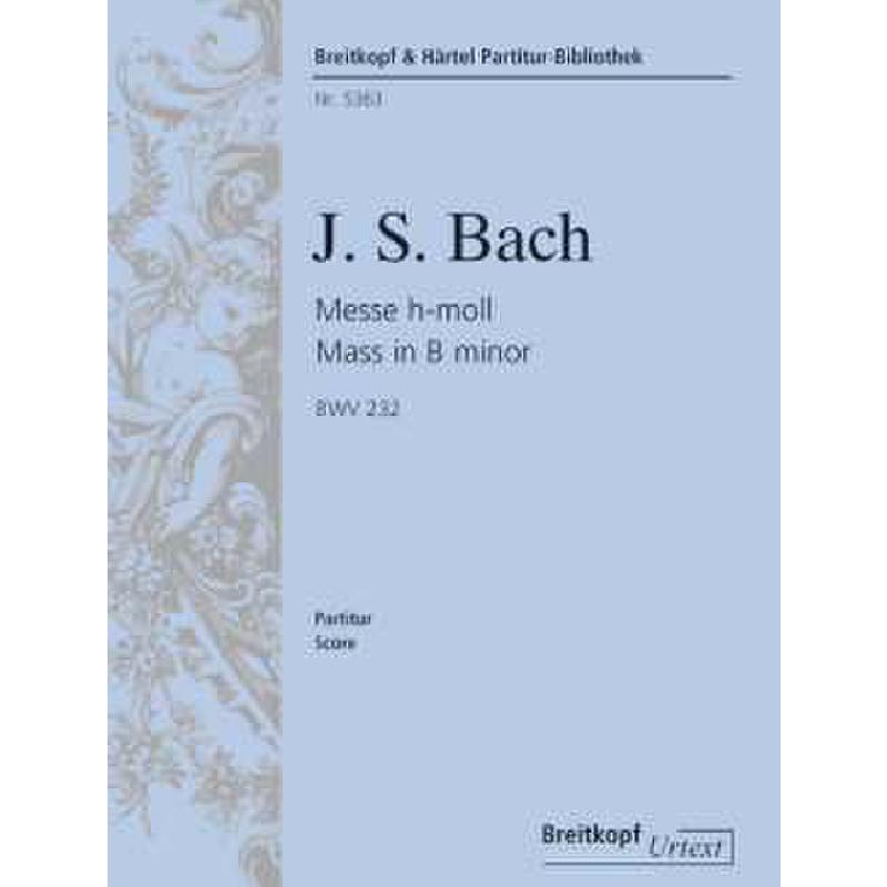 Titelbild für EBPB 5363 - MESSE H-MOLL BWV 232