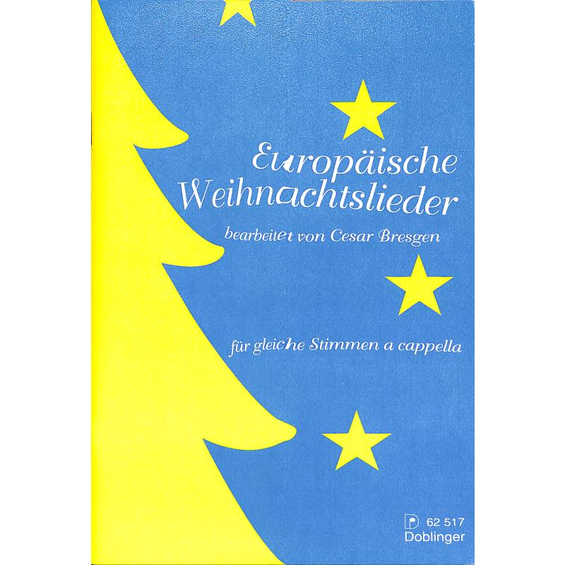 Titelbild für DO 62517 - EUROPAEISCHE WEIHNACHTSLIEDER