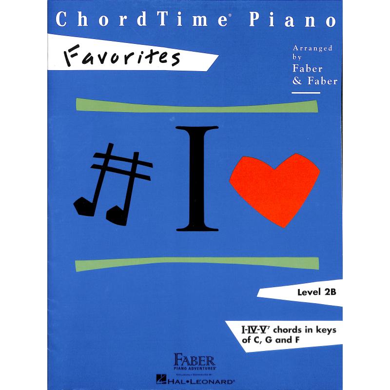 Titelbild für HL 420123 - Chordtime piano - favorites level 2b