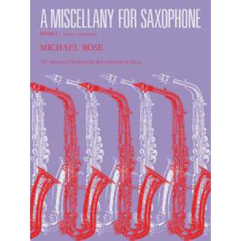 Titelbild für 978-1-85472-642-1 - A miscellany for saxophone 1