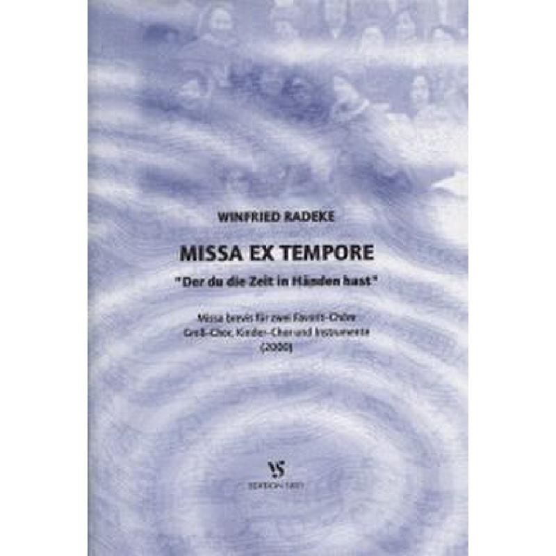 Titelbild für VS 1851 - MISSA EX TEMPORE