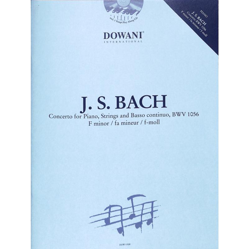 Titelbild für DOWANI 17008 - KONZERT F-MOLL BWV 1056 - KLAV