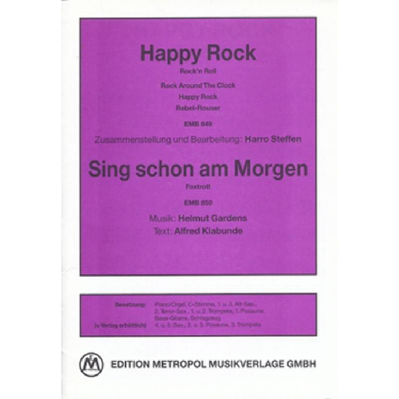 Titelbild für METEMB 849-850-SO - Happy Rock + Sing schon am Morgen