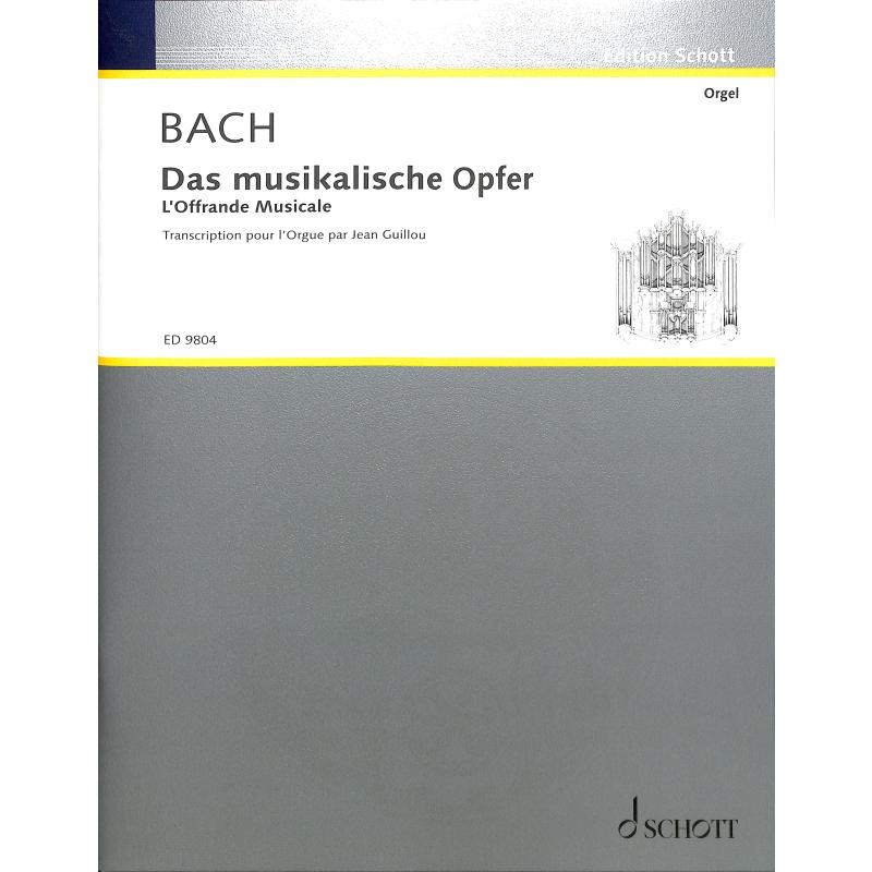 Titelbild für ED 9804 - DAS MUSIKALISCHE OPFER