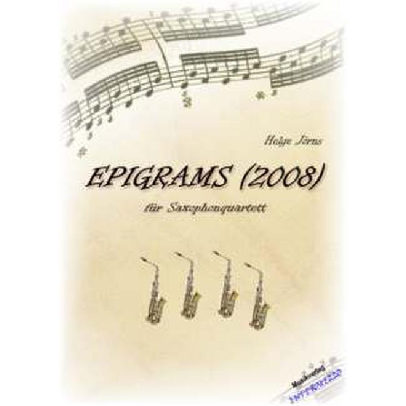 Titelbild für INTERMEZZO 117-8 - EPIGRAMS (2008)