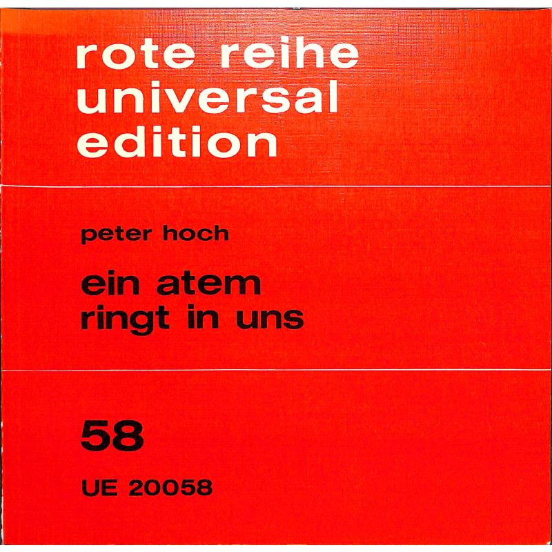 Titelbild für UE 20058 - EIN ATEM RINGT IN UNS - HOERSPIEL