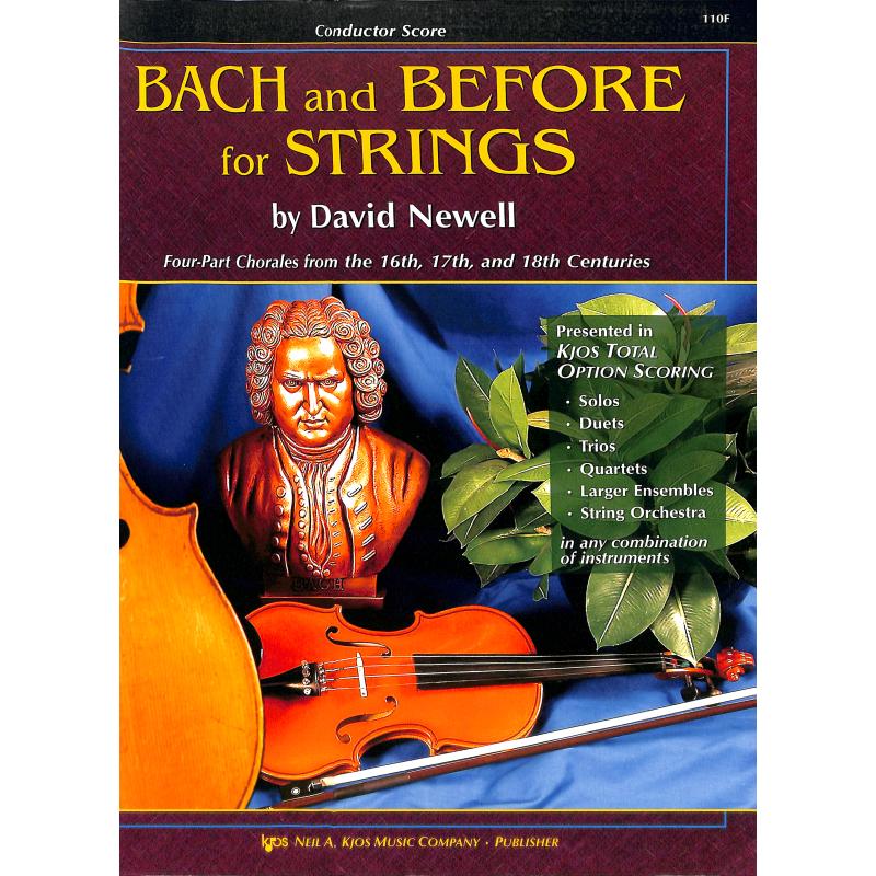 Titelbild für SIEB 22530 - BACH AND BEFORE FOR STRINGS