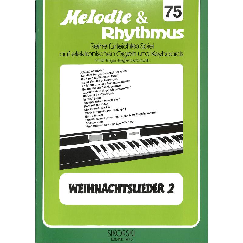 Notenbild für SIK 1475 - WEIHNACHTSLIEDER 2