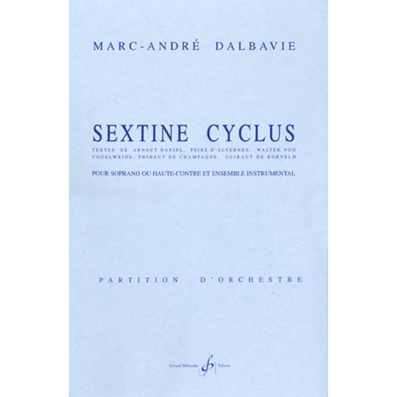 Titelbild für BILL 6920 - SEXTINE CYCLUS