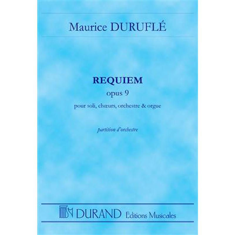 Titelbild für DF 13485 - Requiem op 9