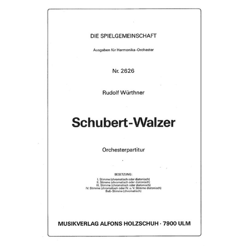 Titelbild für VHR 2626-00 - SCHUBERT WALZER