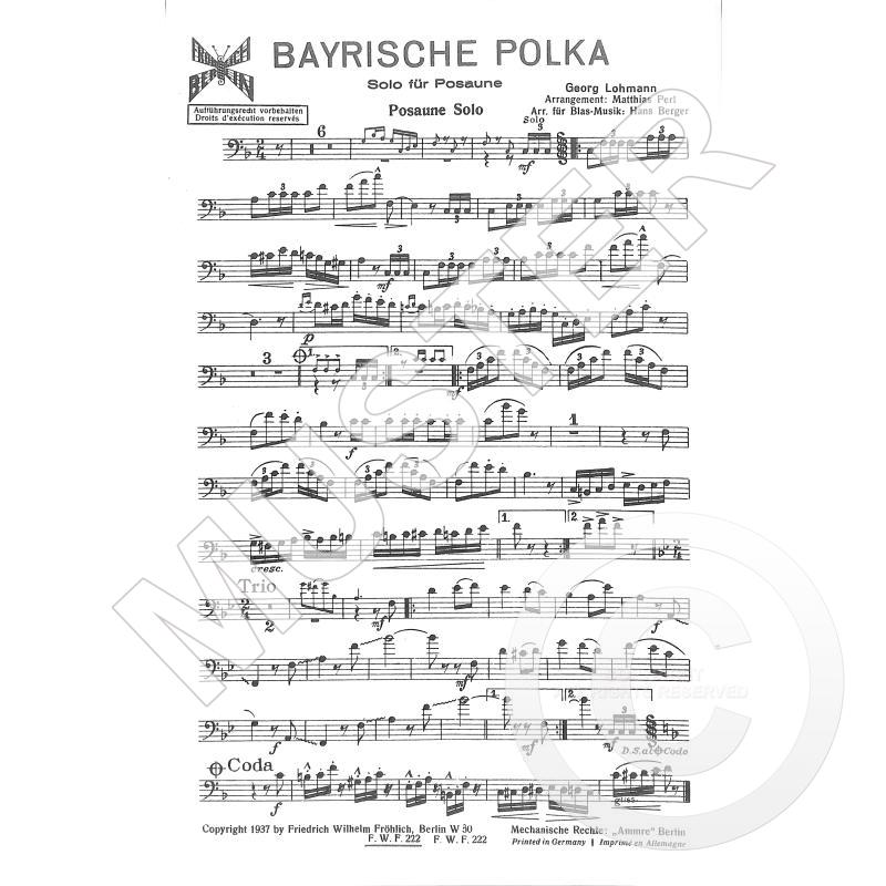 Titelbild für FWF 222-POS-SOLO - BAYRISCHE POLKA