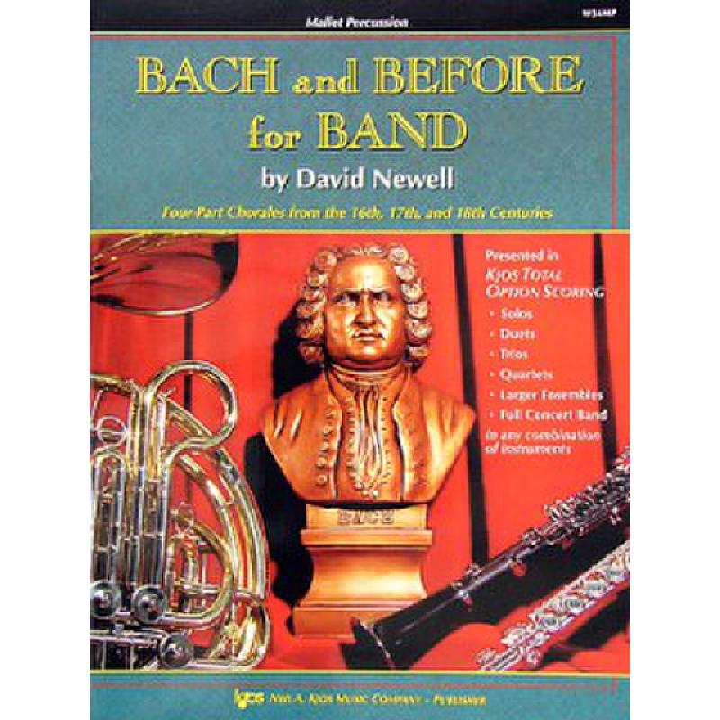 Titelbild für KJOS -W34HF - BACH AND BEFORE FOR BAND