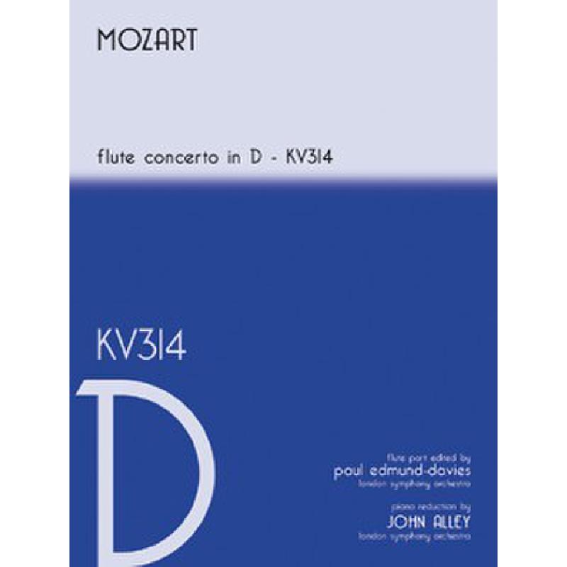 Titelbild für KM 3611694 - KONZERT 2 D-DUR KV 314 (285D) -