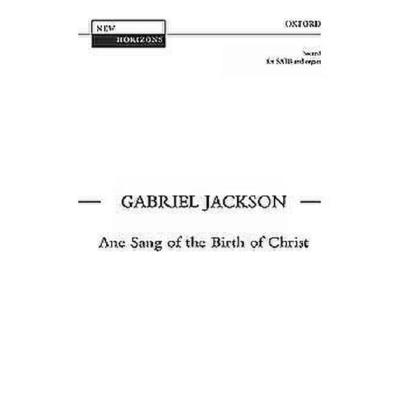 Titelbild für ISBN 0-19-343906-9 - ANE SANG OF THE BIRTH OF CHRIST