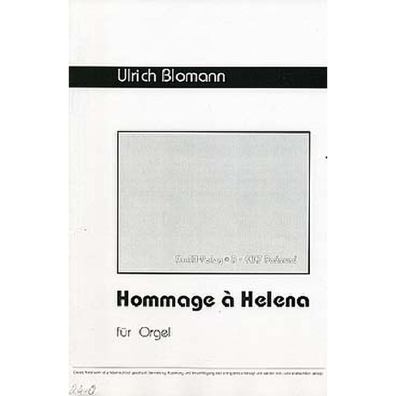 Titelbild für NONEM 24-0 - HOMMAGE A HELENA