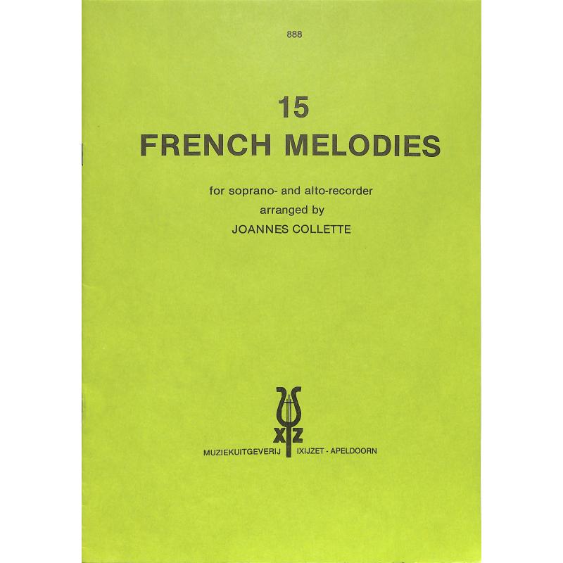 Titelbild für XYZ 888 - 15 FRENCH MELODIES
