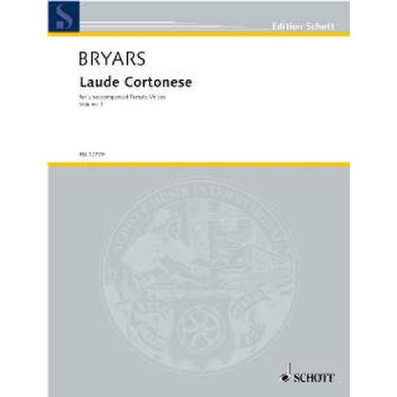 Titelbild für ED 12779 - LAUDE CORTONESE 1 (2004)