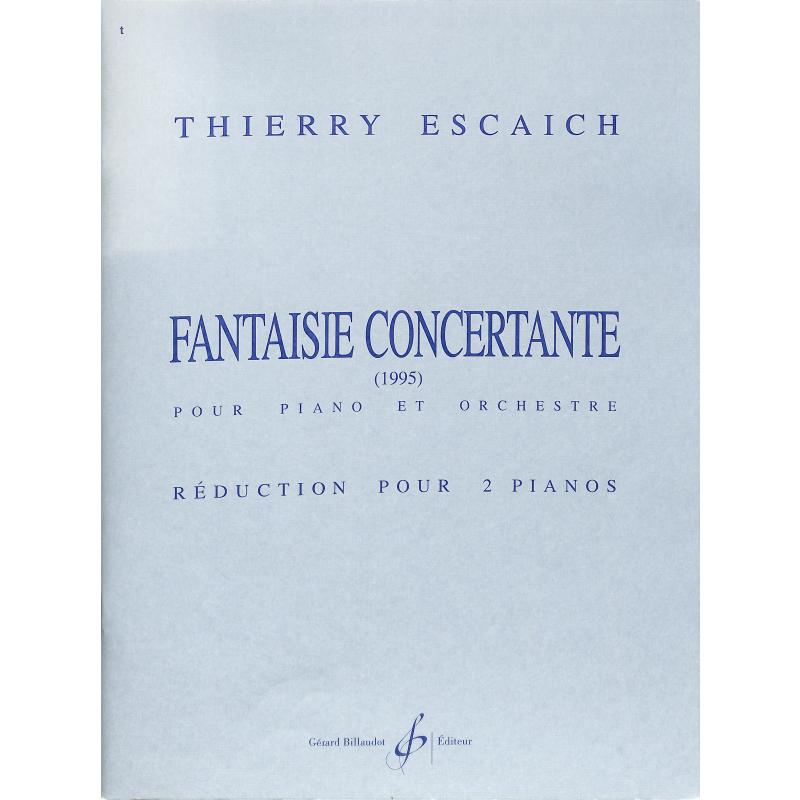 Titelbild für BILL 6116 - FANTAISIE CONCERTANTE (1995)  KLAV ORCH