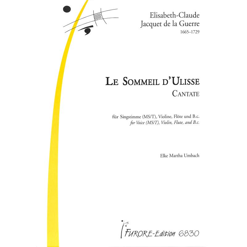 Titelbild für FUE 6830 - LE SOMMEIL D'ULISSE - KANTATE
