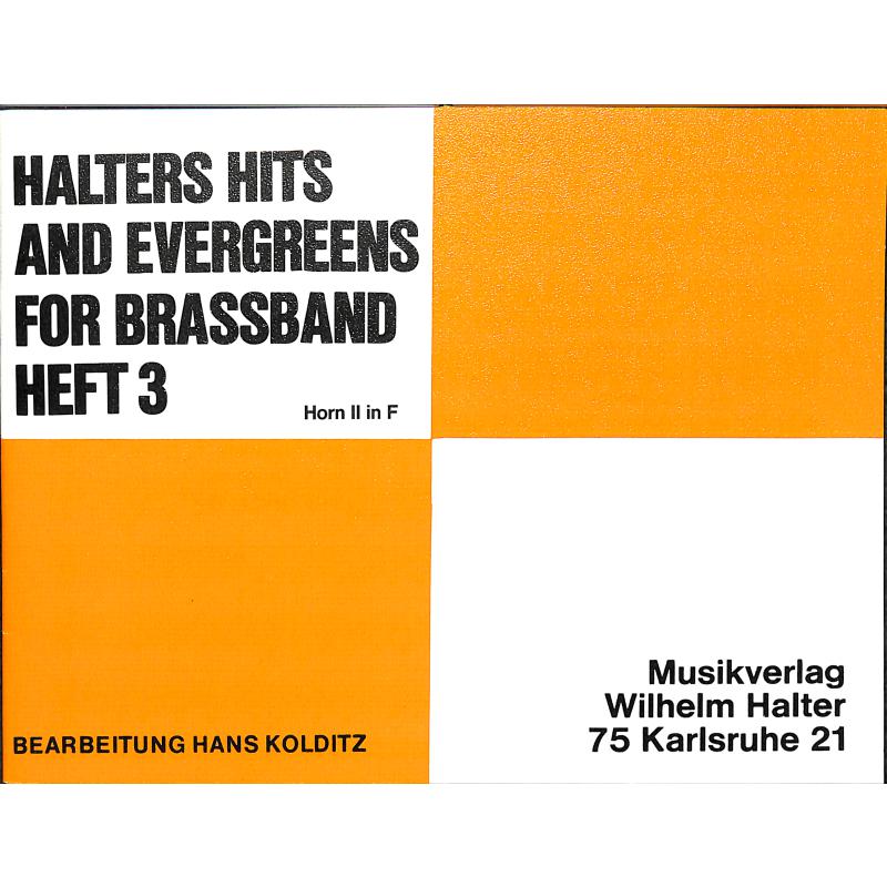 Titelbild für HAL 2378-HRN2F - HALTERS HITS + EVERGREENS 3