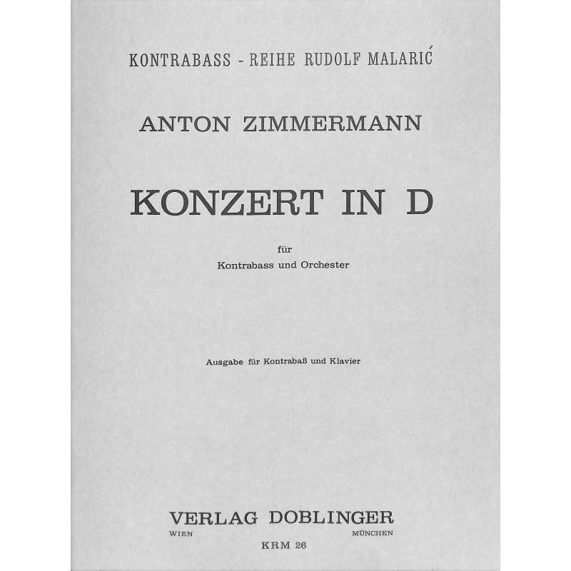 Titelbild für KRM 26 - KONZERT D-DUR - KB ORCH
