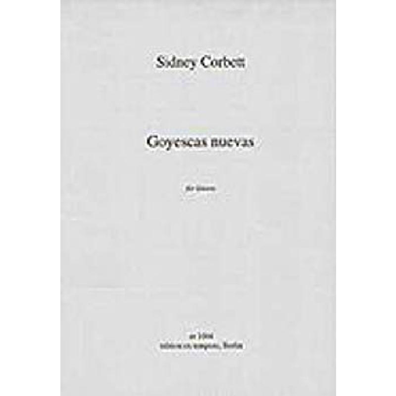Titelbild für ET 1004 - GOYESCAS NUEVAS