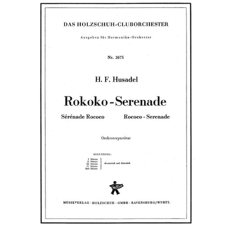 Titelbild für VHR 2675-00 - ROKOKO SERENADE