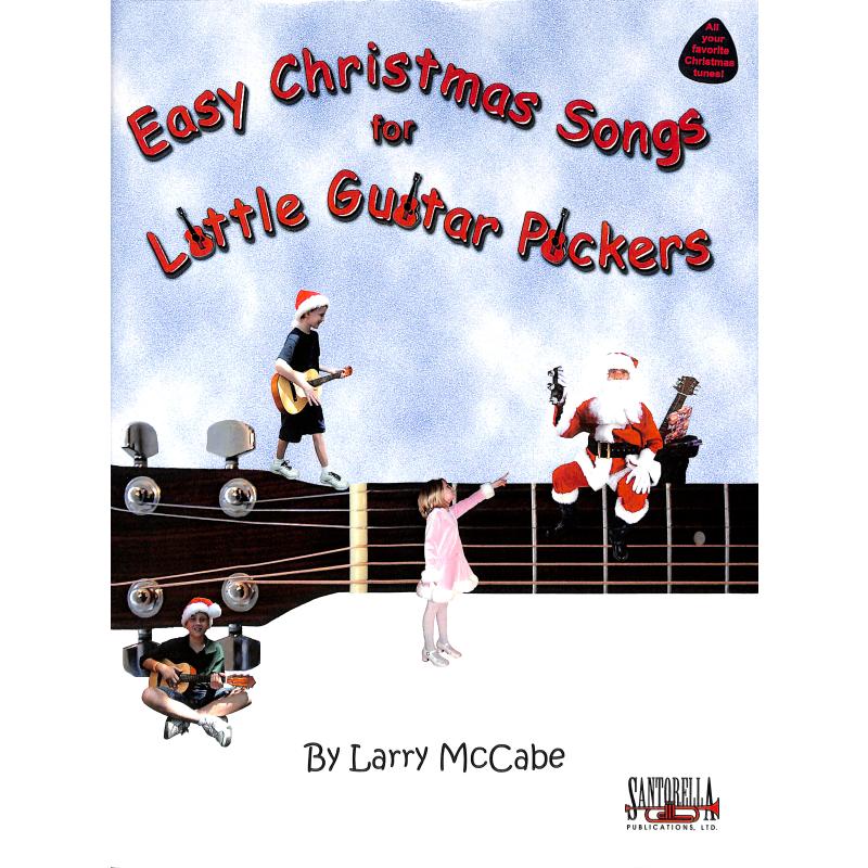 Titelbild für SANTOR -TS299 - EASY CHRISTMAS SONGS FOR LITTLE GUITAR PICKERS