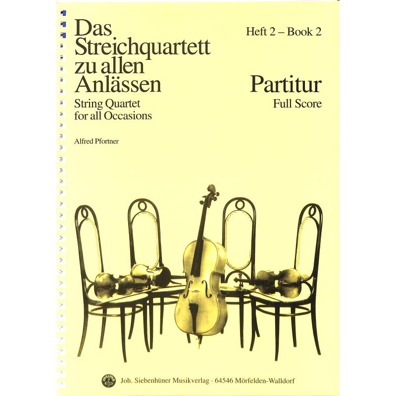 Titelbild für SIEB 20717 - DAS STREICHQUARTETT 2 ZU ALLEN